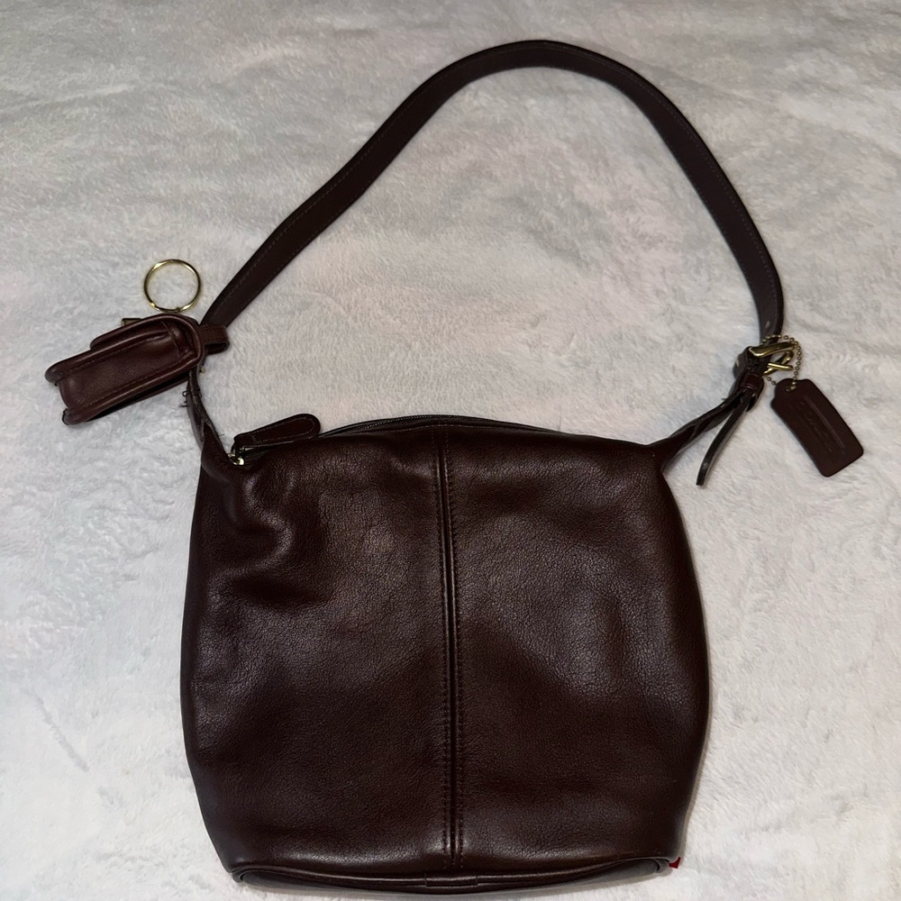 Coach Vintage 4148 Brown Leather Soho Mini Bucket Bag